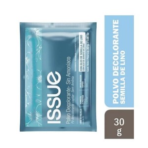 ISSUE POLVO DECOLORANTE 30 gr C/OLEO DE SEMILLA DE LINO